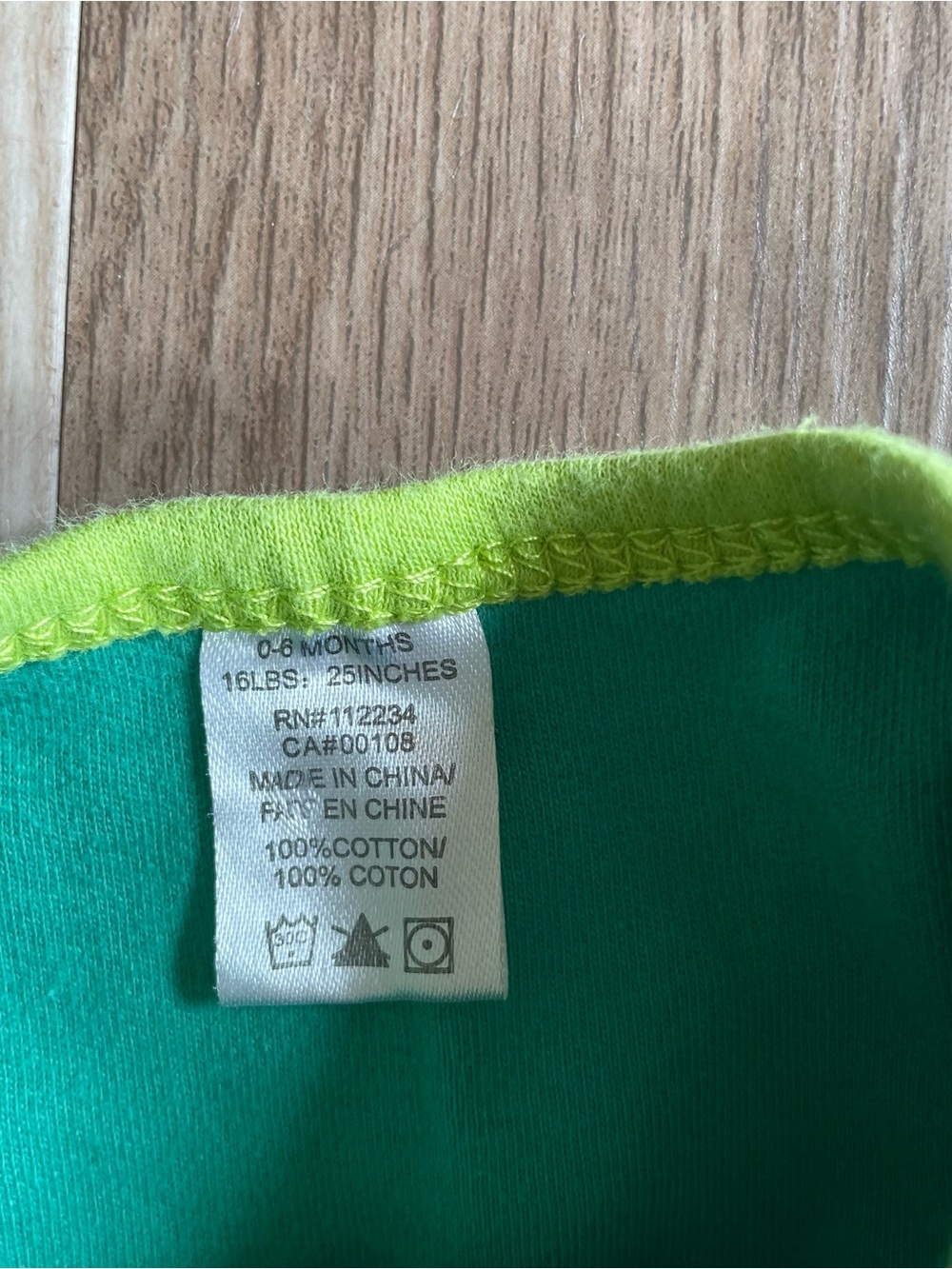 SOZO Baby Cotton Wearable Blanket Sleep Sack 0-6 Months Green Sweet Pea Zip-Up - Picture 3 of 8